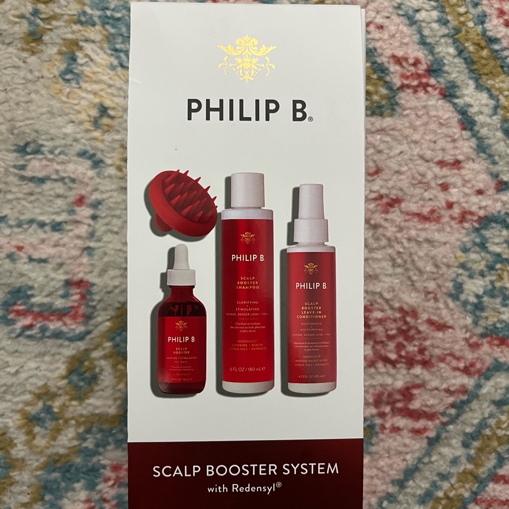 NEW Philip B Scalp Booster System with Redensyl